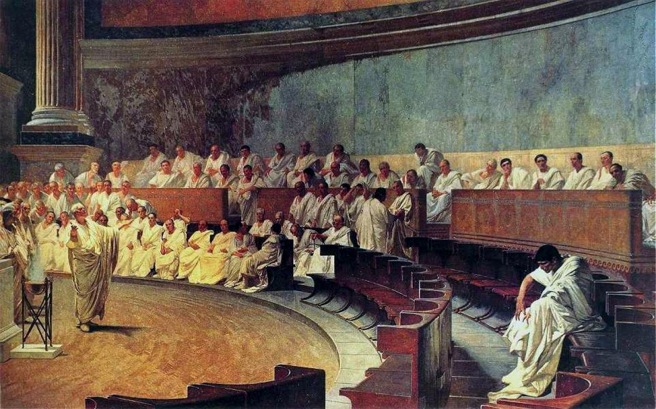 Cicero Denounces Catiline, Cesare Maccari